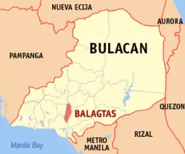 Balagtas na Bulacan  Coordenadas : 14°48'52.09"N, 120°54'30.49"E