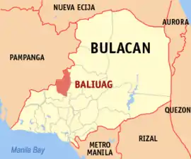 Baliwag na Bulacan  Coordenadas : 14°57'14"N, 120°54'4"E