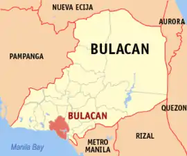 Bulacan na Bulacan  Coordenadas : 14°47'34.01"N, 120°52'44.00"E