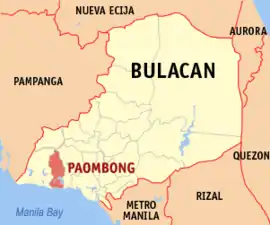 Paombong na Bulacan  Coordenadas : 14°49'52.00"N, 120°47'21.01"E