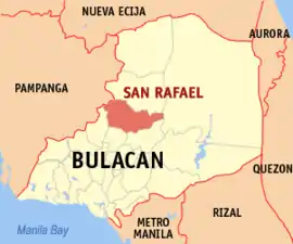 San Rafael na Bulacan  Coordenadas : 14°57'N, 120°58'E