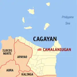 Camalaniugan na Cagayan  Coordenadas : 18°16'32"N, 121°40'32"E