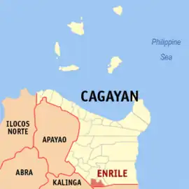 Enrile na Cagayan  Coordenadas: 17°33'44"N, 121°42'4"E