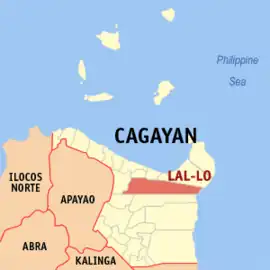 Lal-lo na Cagayan  Coordenadas : 18°12'0"N, 121°39'44"E