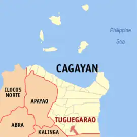 Tuguegarao na Cagayan  Coordenadas : 17°36'48"N, 121°43'49"E