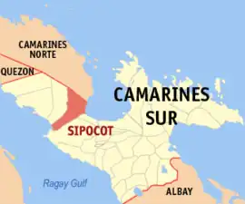 Sipocot na Camarines Sul  Coordenadas : 13°46'3"N, 122°58'42"E