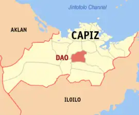 Dao na Capiz Coordenadas : 11°23'39.98"N, 122°41'8.99"E