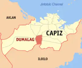 Dumalag na Capiz Coordenadas : 11°18'14"N, 122°37'17"E