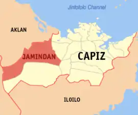 Jamindan na Capiz  Coordenadas : 11°24'34"N, 122°30'37"E
