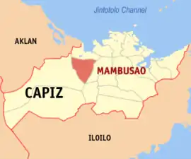 Mambusao na Capiz  Coordenadas : 11°25'48"N, 122°35'43"E