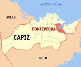 Pontevedra na Capiz  Coordenadas : 11°29'N, 122°50'E