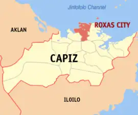 Roxas na Capiz Coordenadas : 11°35'22"N, 122°45'4"E