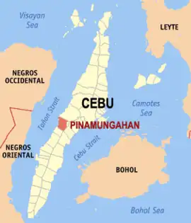 Pinamungahan na Cebu  Coordenadas : 10°16'N, 123°35'E