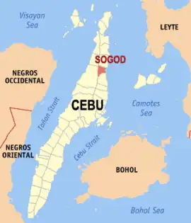 Sogod na Cebu  Coordenadas : 10°45'N, 124°0'E