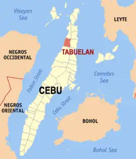 Tabuelan na Cebu  Coordenadas : 10°51'N, 123°54'E