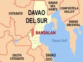 Bansalan na Dávao do Sul Coordenadas : 6°47'N, 125°13'E