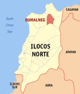Dumalneg na Ilocos Norte  Coordenadas : 18°31'18.00"N, 120°48'41.55"E