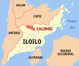 Calinog na Iloilo  Coordenadas : 11°8'N, 122°30'E