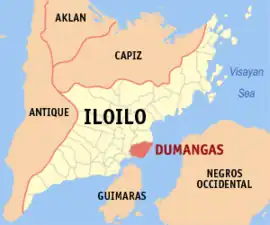 Dumangas na Iloilo  Coordenadas : 10°50'N, 122°43'E