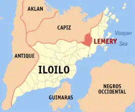 Lemery na Iloilo  Coordenadas : 11°14'N, 122°56'E