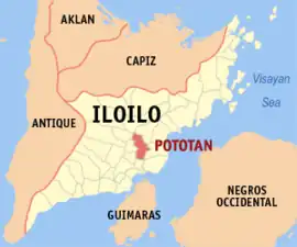 Pototan na Iloilo Coordenadas : 10°57'N, 122°38'E
