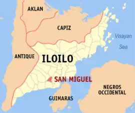 San Miguel na Iloilo  Coordenadas : 10°47'N, 122°28'E