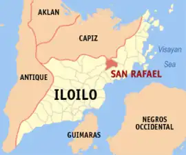 San Rafael na Iloilo  Coordenadas : 11°10'22.01"N, 122°49'36.01"E