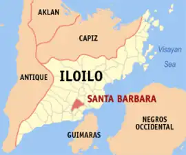 Santa Barbara na Iloilo  Coordenadas : 10°49'23.02"N, 122°32'3.98"E