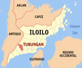 Tubungan na Iloilo  Coordenadas : 10°47'N, 122°18'E
