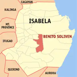 Benito Soliven na Isabela  Coordenadas : 16°59'N, 121°57'E