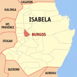Burgos na Isabela Coordenadas : 17°4'N, 121°42'E