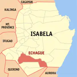 Echagüe na Isabela  Coordenadas : 16°42'20"N, 121°40'34"E