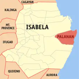 Palanan na Isabela  Coordenadas : 17°3'32"N, 122°25'48"E