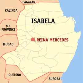 Reina Mercedes na Isabela  Coordenadas : 16°59'14"N, 121°49'38"E