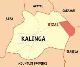 Rizal na Kalinga  Coordenadas : 17°30'N, 121°36'E