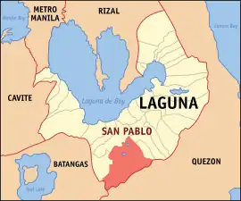 San Pablo na Laguna  Coordenadas : 14°4'12"N, 121°19'30"E
