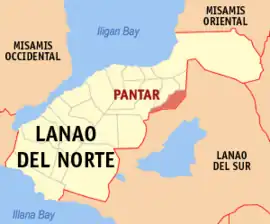 Pantar na Lanao do Norte  Coordenadas : 8°4'0.000"N, 124°16'0.000"E