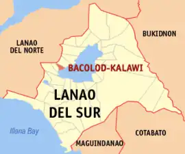 Bacolod-Kalawi na Lanao do Sul  Coordenadas : 7°51'19.87"N, 124°8'23.38"E