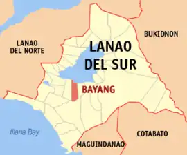 Bayang na Lanao do Sul Coordenadas : 7°47'35"N, 124°11'31"E