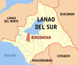 Binidayan na Lanao do Sul  Coordenadas : 7°48'N, 124°10'E