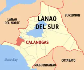 Calanogas na Lanao do Sul Coordenadas : 7°45'N, 124°6'E