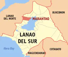 Marantao na Lanao do Sul  Coordenadas : 7°57'0"N, 124°13'59"E