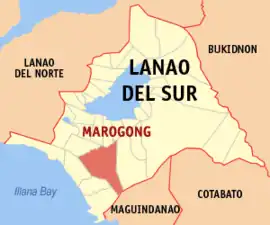 Marogong na Lanao do Sul  Coordenadas : 7°40'N, 124°9'E