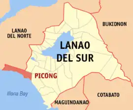 Picong na Lanao do Sul  Coordenadas : 7°41'N, 123°57'E
