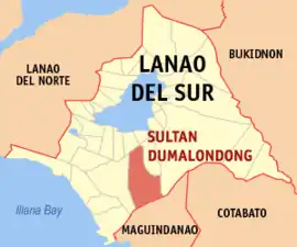 Sultan Dumalondong na Lanao do Sul  Coordenadas : 7°40'40.01"N, 124°16'4.01"E