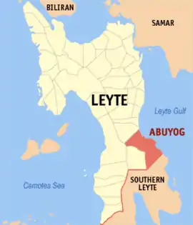Abuyog na Leyte Coordenadas : 10°44'44.87"N, 125°0'43.85"E