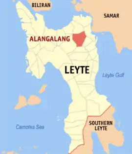 Alangalang na Leyte  Coordenadas : 11°12'22"N, 124°50'52"E