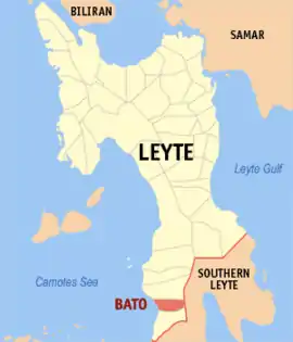 Bato na Leyte  Coordenadas : 10°19'41"N, 124°47'31"E