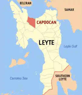 Capoocan na Leyte Coordenadas : 11°17'40"N, 124°38'31"E