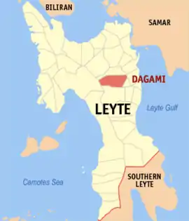 Dagami na Leyte  Coordenadas : 11°3'40"N, 124°54'11"E